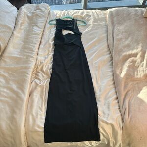 Zara Black Backless Dress